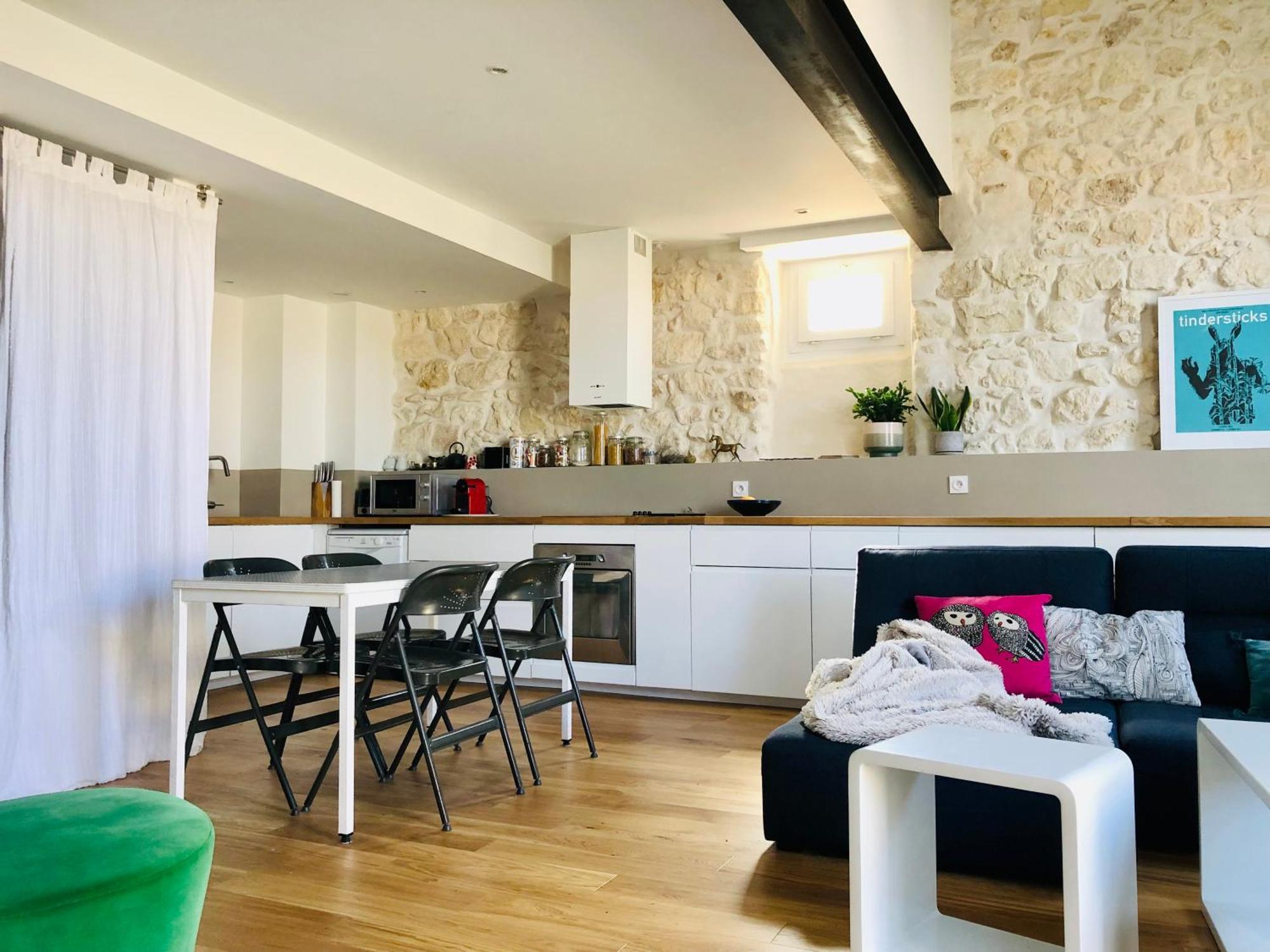 Апартаменты Joli Duplex Avec Terrasse Марсель Экстерьер фото