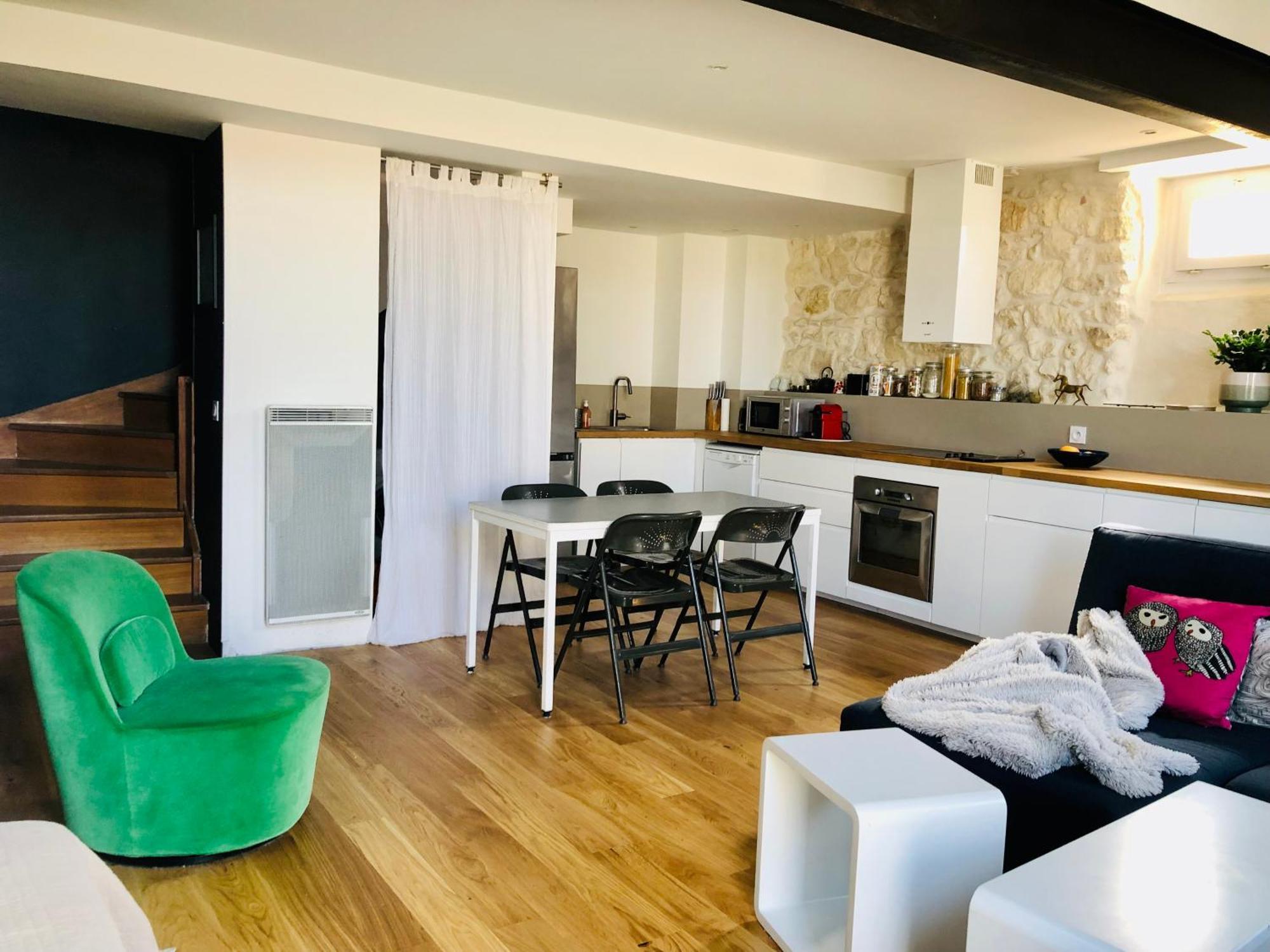Апартаменты Joli Duplex Avec Terrasse Марсель Экстерьер фото